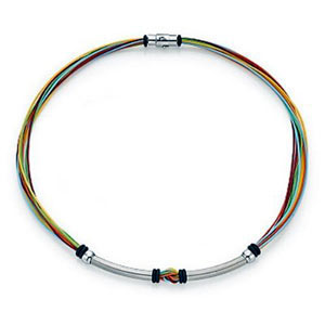 Love and Pride Rubber Strand Necklace (Queer as Folk Collection)
